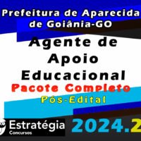 Prefeitura de Aparecida de Goiania GO Agente de Apoio Educacional curso 2024 Pos Edital