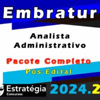 embratur Analista Administrativo curso 2024