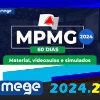 MP MG Promotor 60 Dias MEGE 2024.2 Ministerio Publico Minas Gerais curso