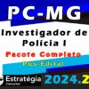 PC MG Investigador de Policia I CURSO 2024