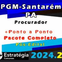 PGM SAntarem pa Procurador 2024 curso