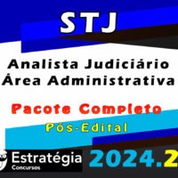 STJ Analista Judiciario Area Administrativa CURSO 2024
