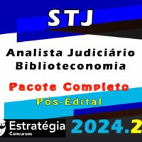 STJ Analista Judiciario Biblioteconomia CURSO 2024