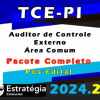 TCE PI Auditor de Controle Externo Area Comum curso 2024