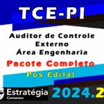 TCE-PI (Auditor de Controle Externo - Área Engenharia) Pacote - Estrategia 2024 (Pós-Edital)