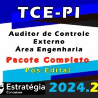 TCE PI Auditor de Controle Externo Area Engenharia curso 2024