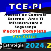 TCE PI Auditor de Controle Externo Area TI Infraestrutura e Seguranca curso 2024