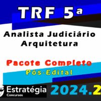 TRF 5a Regiao Analista Judiciario Arquitetura curso 2024