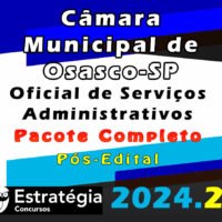 Camara Municipal de Osasco SP Oficial de Servicos Administrativos curso 2024