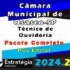 Camara Municipal de Osasco SP Tecnico de Ouvidoria curso 2024
