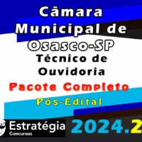 Camara Municipal de Osasco SP Tecnico de Ouvidoria curso 2024