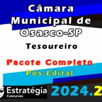 Camara Municipal de Osasco SP Tesoureiro curso2 2024