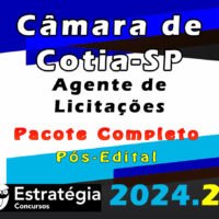 Camara de Cotia SP Agente de Licitacoes 2024 cursol