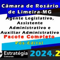 Camara de Rosario de Limeira MG Agente Legislativo Assistente Administrativo e Auxiliar Administrativocurso 2024