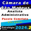 Camara de Sao Mateus ES Analista Administrativo curso 2024