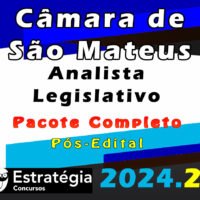 Camara de Sao Mateus ES Analista Legislativo curso 2024