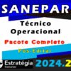 SANEPAR Tecnico Operacional curso 2024