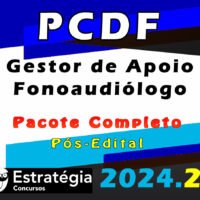 pcdf Gestor de Apoio Fonoaudiologo2024 curso
