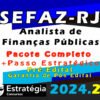 sefaz rj Analista de Financas Publicas curso pacotaco 2024