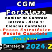 CGM Fortaleza Auditor de Controle Interno Area 1 Ciencias Contabeis curso 2024
