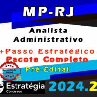 MP RJ Analista Administrativo CURSO 2024