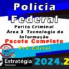 Policia Federal Perito Criminal Area 3 Tecnologia da Informacao curso 2024