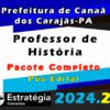Prefeitura de Canaa dos Carajas PA Professor de Historia curso 2024