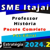 SME Itajai Professor Historia curso 2024