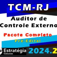 TCM RJ Auditor de Controle Externo curso 2024