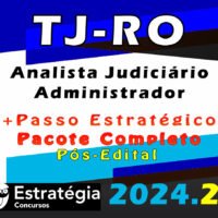 TJ RO Analista Judiciario Administrador curso 2024