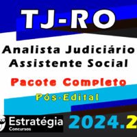TJ RO Analista Judiciario Assistente Social curso 2024