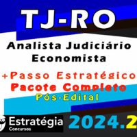 TJ RO Analista Judiciario Economista curso 2024