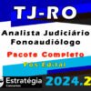 TJ RO Analista Judiciario Fonoaudiologo2 curso 2024