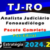 TJ RO Analista Judiciario Fonoaudiologo2 curso 2024