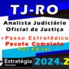 TJ RO Analista Judiciario Oficial de Justica curso 2024