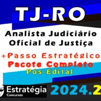 TJ RO Analista Judiciario Oficial de Justica curso 2024