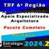 TRF 6a Regiao Analista Judiciario Apoio Especializado Arquitetura curso 2024