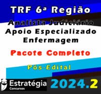 TRF 6a Regiao Analista Judiciario Apoio Especializado Enfermagem curso 2024
