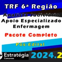 TRF 6a Regiao Analista Judiciario Apoio Especializado Enfermagem curso 2024