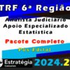 TRF 6a Regiao Analista Judiciario Apoio Especializado Estatistica 2024 curso