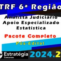 TRF 6a Regiao Analista Judiciario Apoio Especializado Estatistica 2024 curso