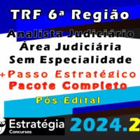TRF 6a Regiao Analista Judiciario Area Judiciaria Sem Especialidade curso 2024