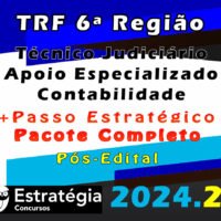 TRF 6a Regiao Tecnico Judiciario Apoio Especializado Contabilidade curso 2024