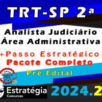 TRT SP 2a Regiao Analista Judiciario Area Administrativa curso 2024