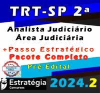 TRT SP 2a Regiao Analista Judiciario Area Judiciaria curso 2024 1