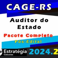 cage rs Auditor do Estado curso 2024