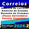 correios Analista de Correios Analista de Sistema Desenho de Sistemas curso 2024