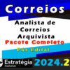 correios Analista de Correios Arquivista curso 2024