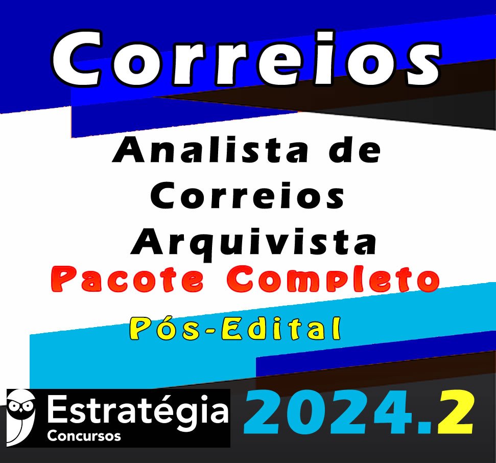 correios Analista de Correios Arquivista curso 2024