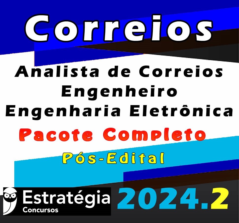 correios Analista de Correios Engenheiro Engenharia Eletronica l curso 2024